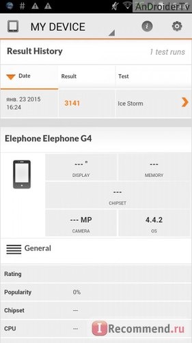 Мобильный телефон Elephone G4 фото