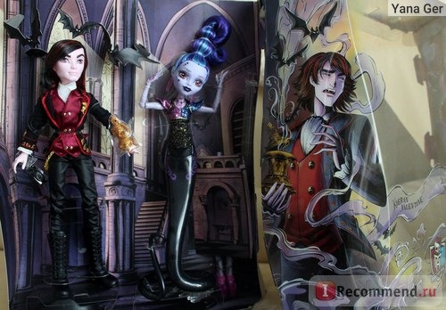 MONSTER HIGH Набор из 2 кукол - Валентин и Висп - эксклюзив с выставки Комик-Кон, Сан-Диего / Sdcc 2015 Valentine and Whisp фото