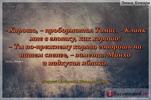 «Бегущий в Лабиринте. Испытание огнем. Лекарство от смерти» Джэймс Дэшнер