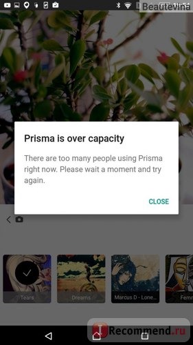 Приложение Prisma Android на смартфоне Sony Xperia C3