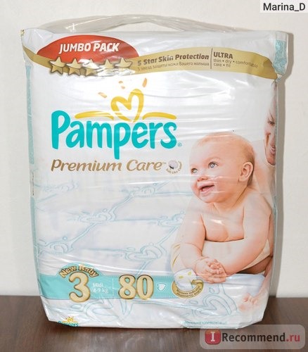 Подгузники Pampers Premium Care фото