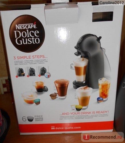 Кофемашина Dolce Gusto NESCAFE KRUPS KP100B10 фото