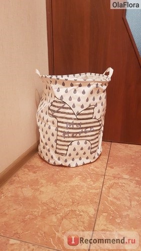 Корзина для белья Aliexpress Free shipping Laundry basket storage 40*50 cm large basket of toys my basket of dirty clothes Basket different foldable box фото