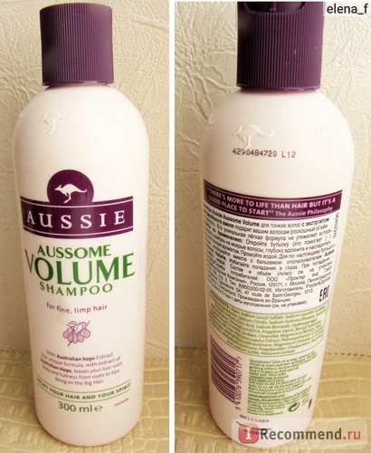 Шампунь Aussie Aussome volume shampoo фото