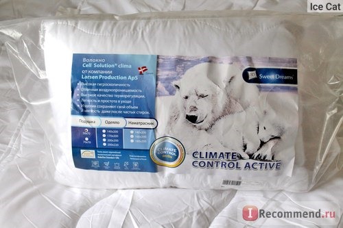 Подушка Sweet Dreams Climate control active фото