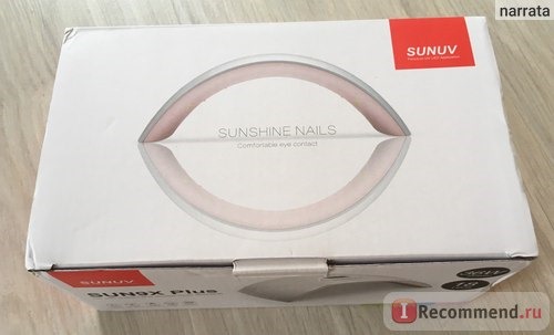 LED лампа для полимеризации гель-лака Aliexpress SUNUV SUN9x Plus 36W Nail Lamp 18 LEDs Perfect Thumb Solution фото