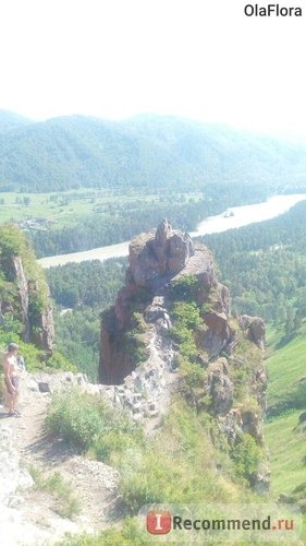 Скала Чертов палец, Алтай, Россия фото