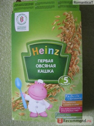 Каша Heinz Первая овсяная кашка с пребиотиками фото