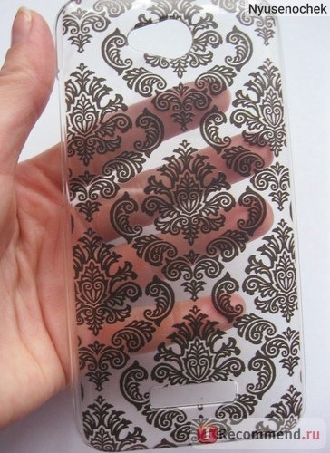 Чехол для мобильного телефона Aliexpress Vintage Black &White Paisley Flower Hard Floral Plastic Cases Skin Cover For HTC Desire 616 D616W фото