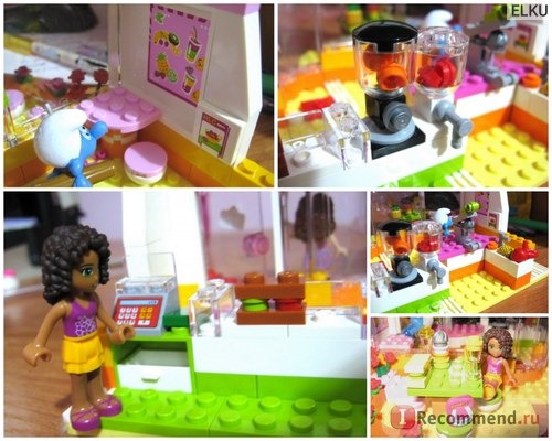 Lego Friends 41035 Хартлейк Сок-Бар фото