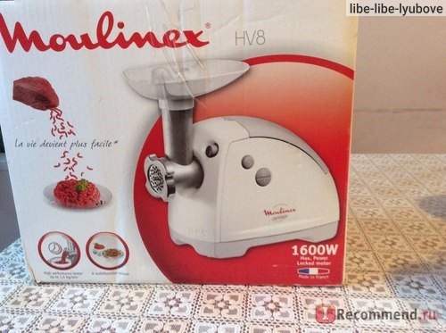 Мясорубка MOULINEX ME 6051 HV 8 фото