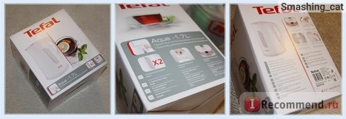 Электрический чайник Tefal Aqua II KO270130 фото