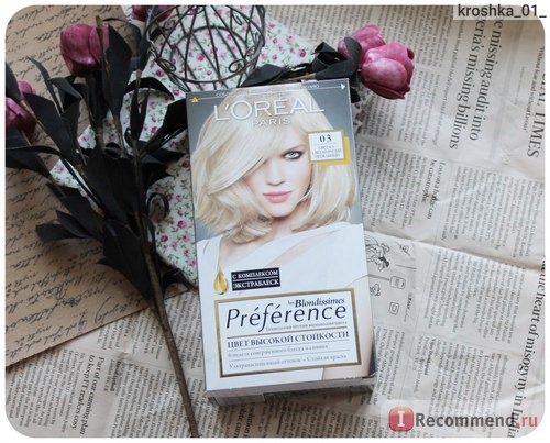 Краска для волос L'Oreal Preference les Blondissimes фото