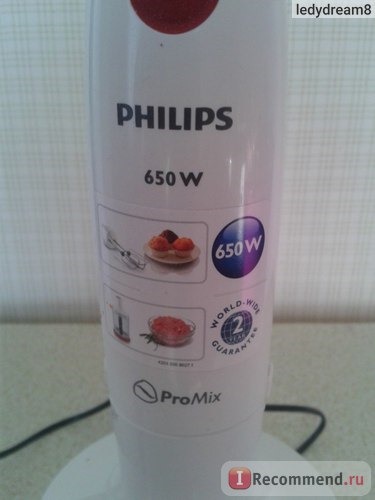 Блендер Philips HR 1628 фото