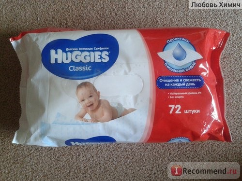  Влажные салфетки Huggies Classic фото