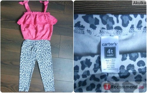 Одежда для младенцев и детей www.carters.com фото