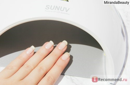 Гибридная лампа для полимеризации гель лака Aliexpress UVLED Sunuv SUN6 фото