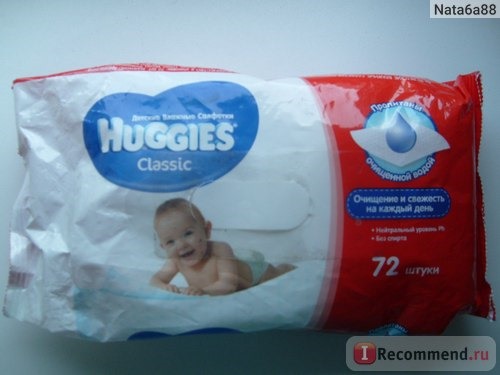  Влажные салфетки Huggies Classic фото