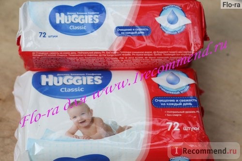  Влажные салфетки Huggies Classic фото