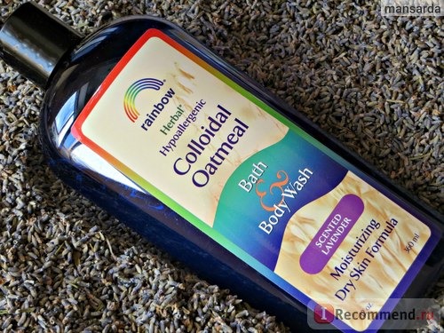 Гель для душа Rainbow Research Colloidal Oatmeal Bath & Body Wash, Lavender фото