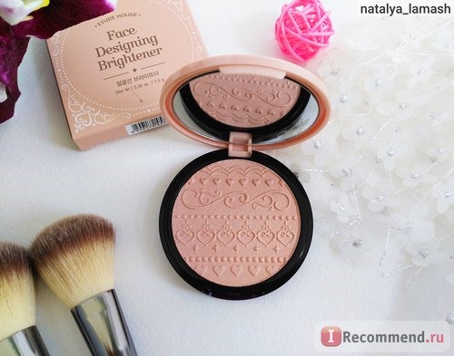 Румяна-хайлайтер Etude House Face Designing Brightener в оттенке PinkBeam Face