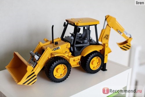 Bruder Спецтехника Bruder Экскаватор погрузчик колёсный JCB 4CX 02-428 фото