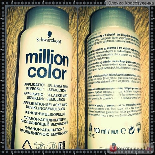 Краска для волос Schwarzkopf Million COLOR фото