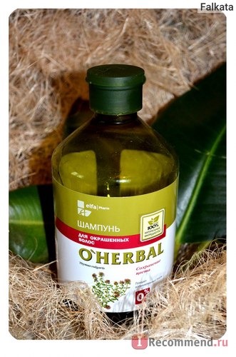 Шампунь ЭЛЬФА для окрашенных волос O'Herbal фото