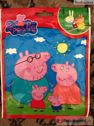  Пакет сюрприз с игрушкой Peppa Pig unpacking bag with surprise toy фото