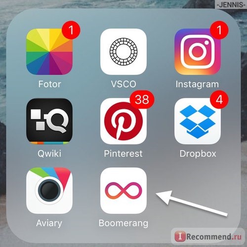 Мобильное приложение Boomerang from Instagram фото