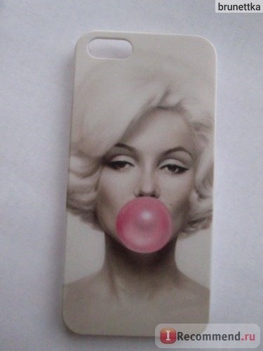 Чехол для мобильного телефона Aliexpress Free Shipping Stylish Marilyn Monroe Bubble Gum Protective Hard Cover Case For Apple i Phone iPhone 5 5S фото