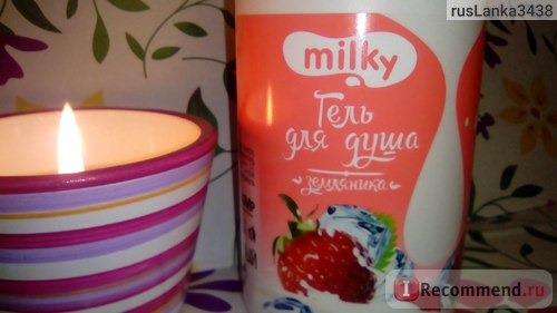 Гель для душа Milky Земляника фото