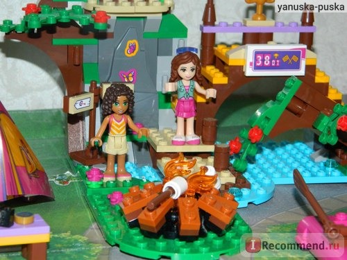 Lego Friends Спортивный лагерь: Сплав по реке фото