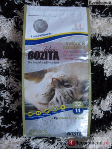 Корм для кошек Bozita Indoor&Sterilised / Для домашних и стерилизованных фото