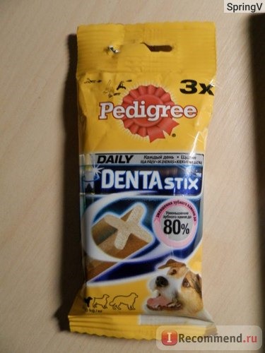 Лакомство по уходу за зубами Pedigree Denta Stix фото