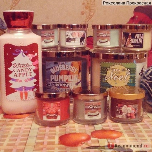 Свечи от Bath&Body Works фото