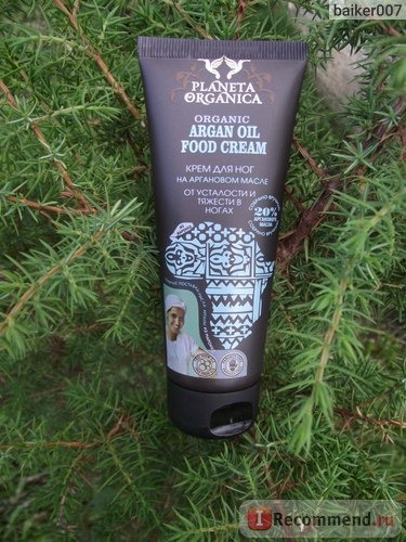 Крем для ног Planeta Organica на аргановом масле Argan Oil Food Cream от усталости и тяжести в ногах фото