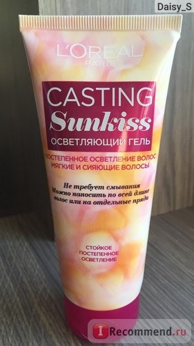 Гель-краска для волос L'Oreal Casting SunKiss (осветляющий гель без аммиака) фото