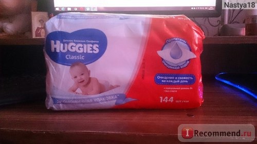  Влажные салфетки Huggies Classic фото