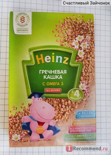 Каша Heinz Гречневая кашка с Омегой-3 фото