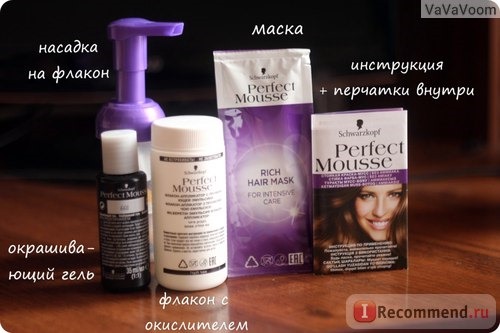 Краска для волос Schwarzkopf Perfect Mousse фото