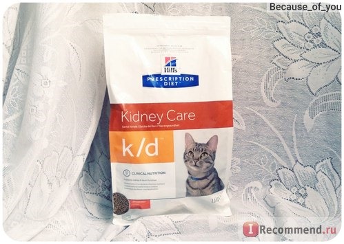 Лечебный сухой корм для кошек Hill`s Prescription Diet Feline K/D Renal Health фото