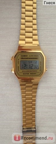 Наручные часы Casio A168WG-9W фото