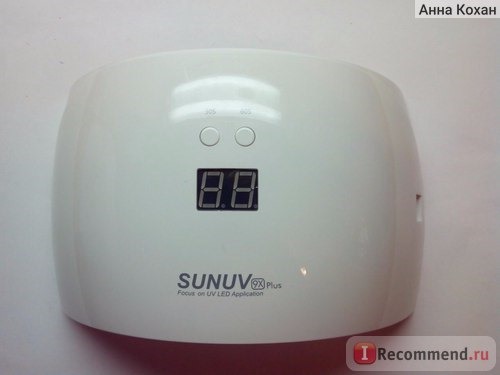 Гибридная лампа для полимеризации гель лака SUNUV Sun9c Plus 36 W фото