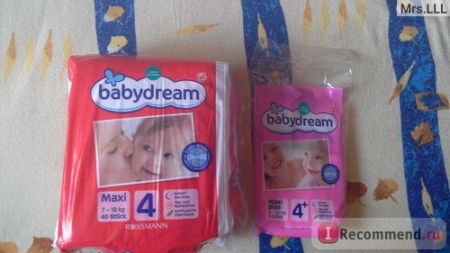 Подгузники BabyDream Германия фото