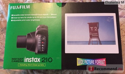 FujiFilm 210 Instax Black фото