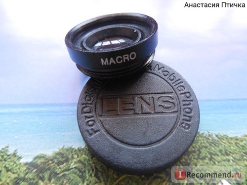 Объектив Aliexpress 3 In 1 Universal Clip Mobile Phone Lens Fish Eye + Macro + Wide Angle фото