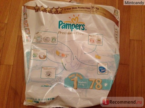 Подгузники Pampers Premium Care фото