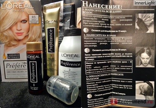 Краска для волос L'Oreal Preference les Blondissimes фото