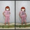 Комплект AliExpress Wholesale 3 sets/lot baby girl bear Rhinestone t-shirt +pants 2pcs set girl summer clothing set lace suit E-SSW-001 фото